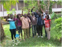 Alunos da Friendly Hand na Guin�-Bissau, �frica Ocidental